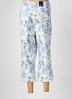 Pantacourt coupe droite blanc STARK femme