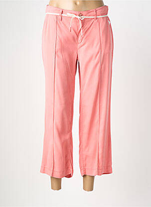 Pantalon 7/8 taille élastique taille normale orange ANNA MONTANA femme