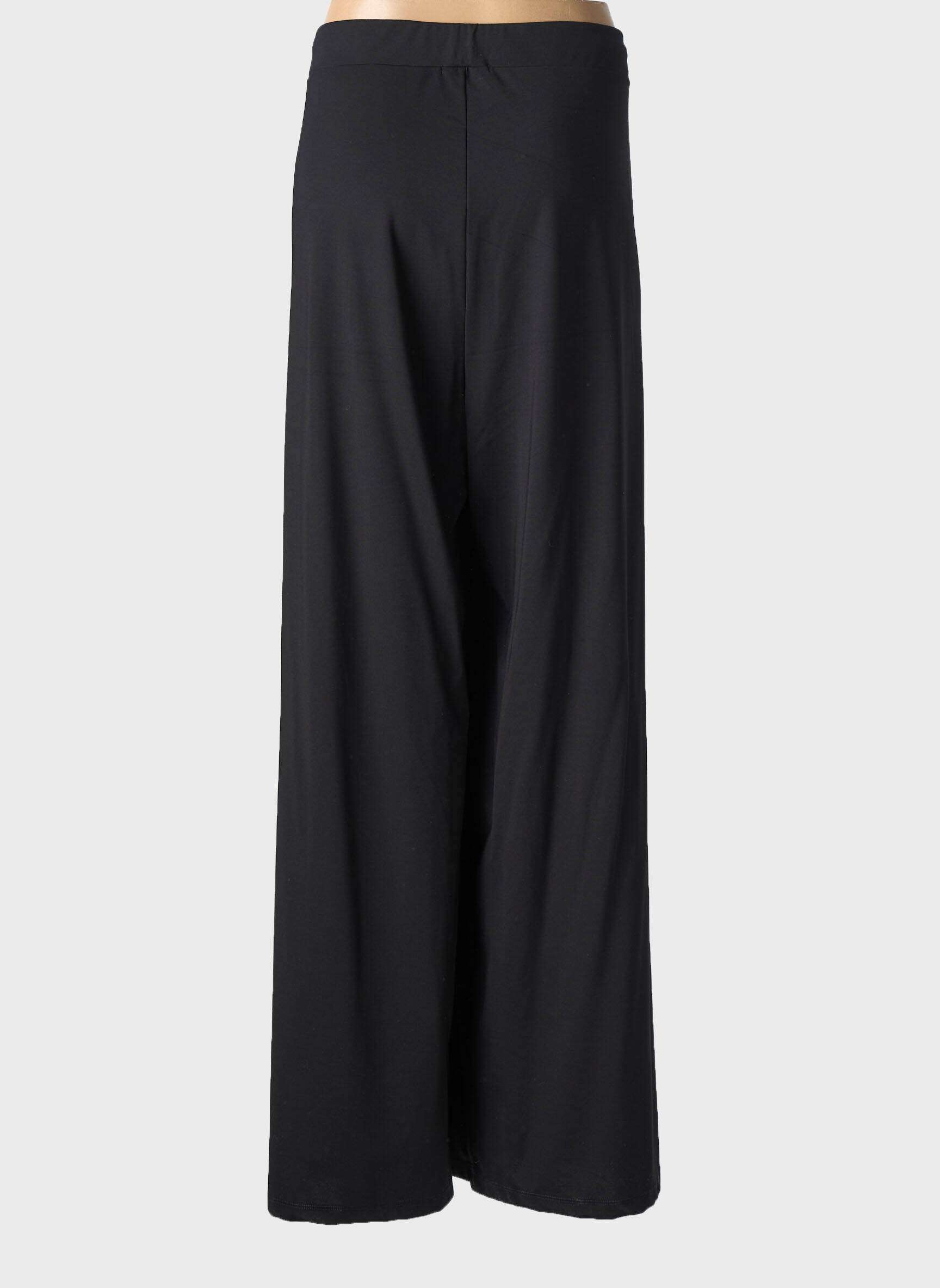 Pantalon large poches taille normale noir MALOKA femme