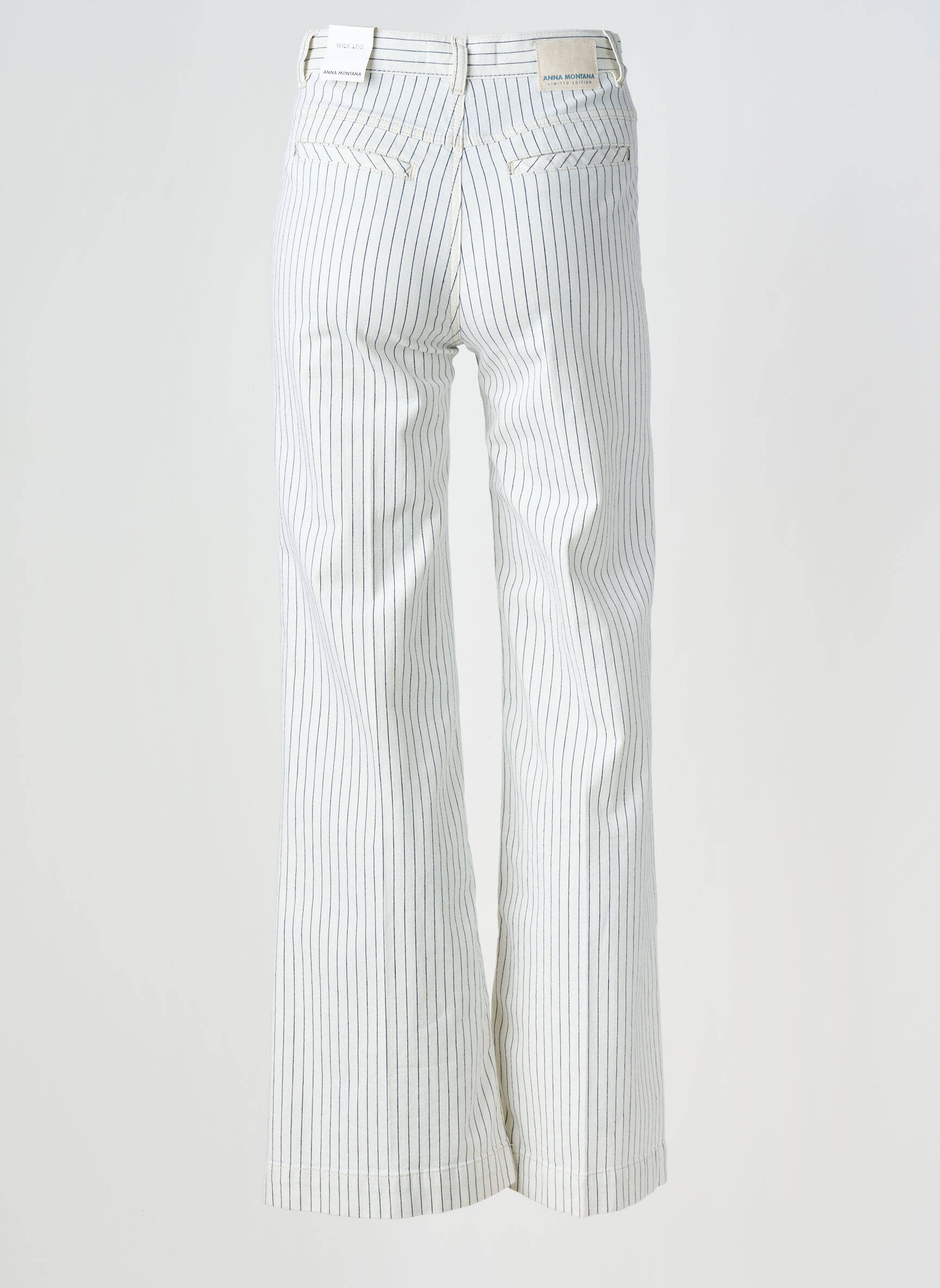 Jean coupe flare stretch taille haute bleu ANNA MONTANA femme