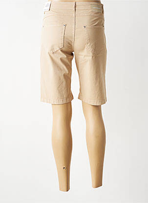 Bermuda tissage popeline beige ANNA MONTANA femme