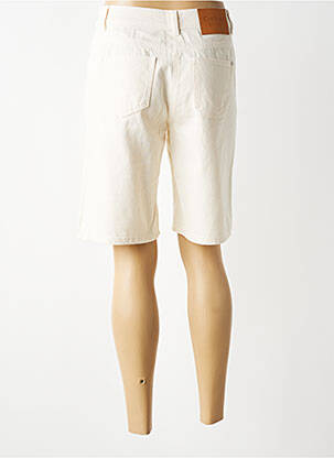 Bermuda coupe droite taille normale beige C'EST BEAU LA VIE femme