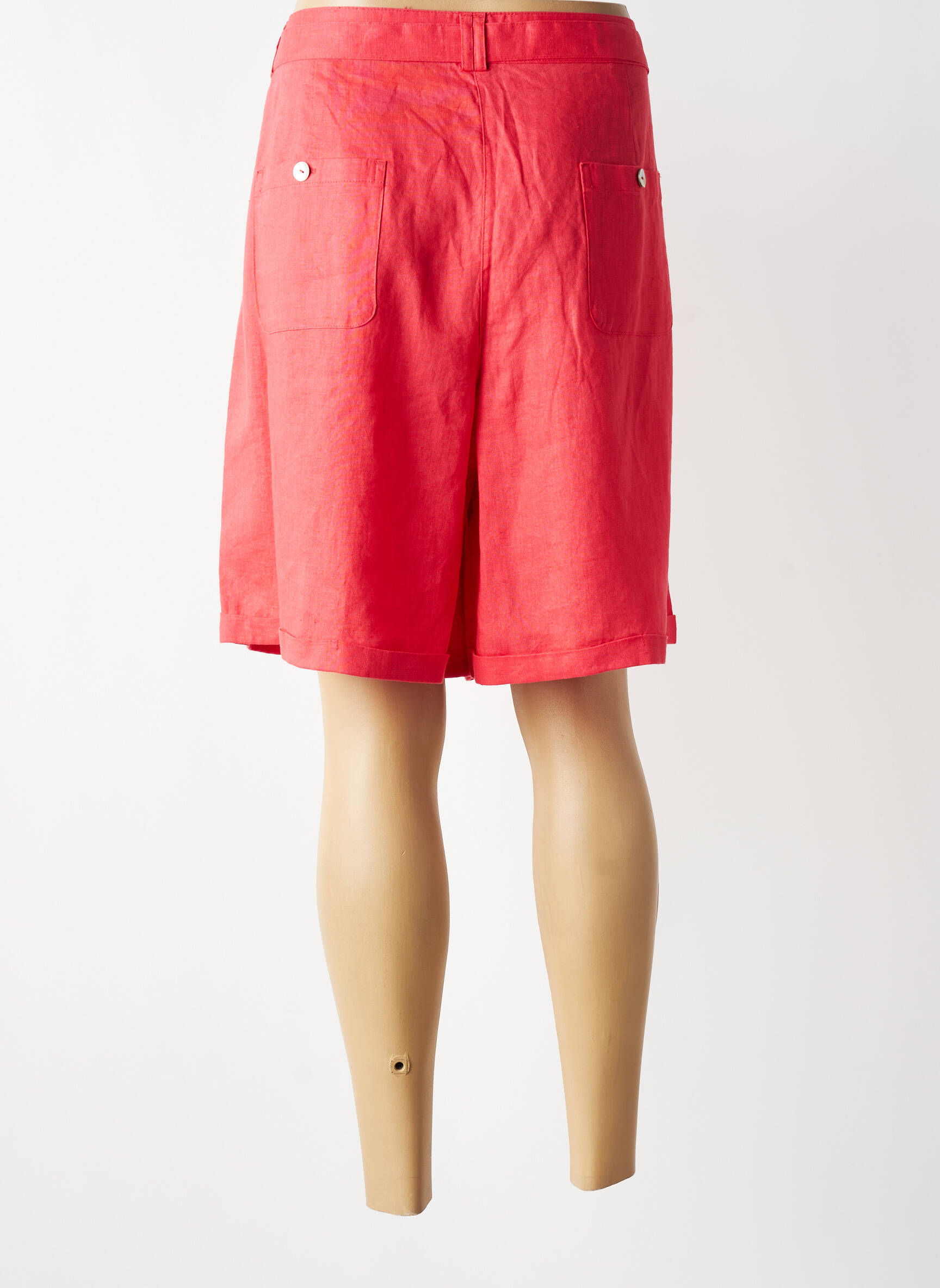 Short taille normale taille normale orange JULIE GUERLANDE femme