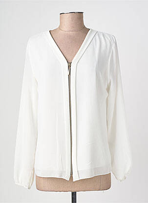 Blouse manches longues manches longues blanc QUATTRO femme
