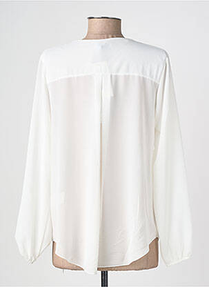 Blouse manches longues manches longues blanc QUATTRO femme