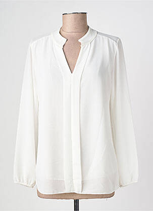 Blouse manches longues manches longues blanc QUATTRO femme