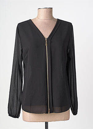 Blouse manches longues manches longues noir QUATTRO femme