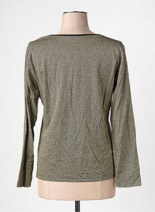 Top coupe cintrée manches longues or MERI & ESCA femme