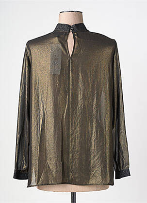 Blouse légère et transparente manches longues or MERI & ESCA femme