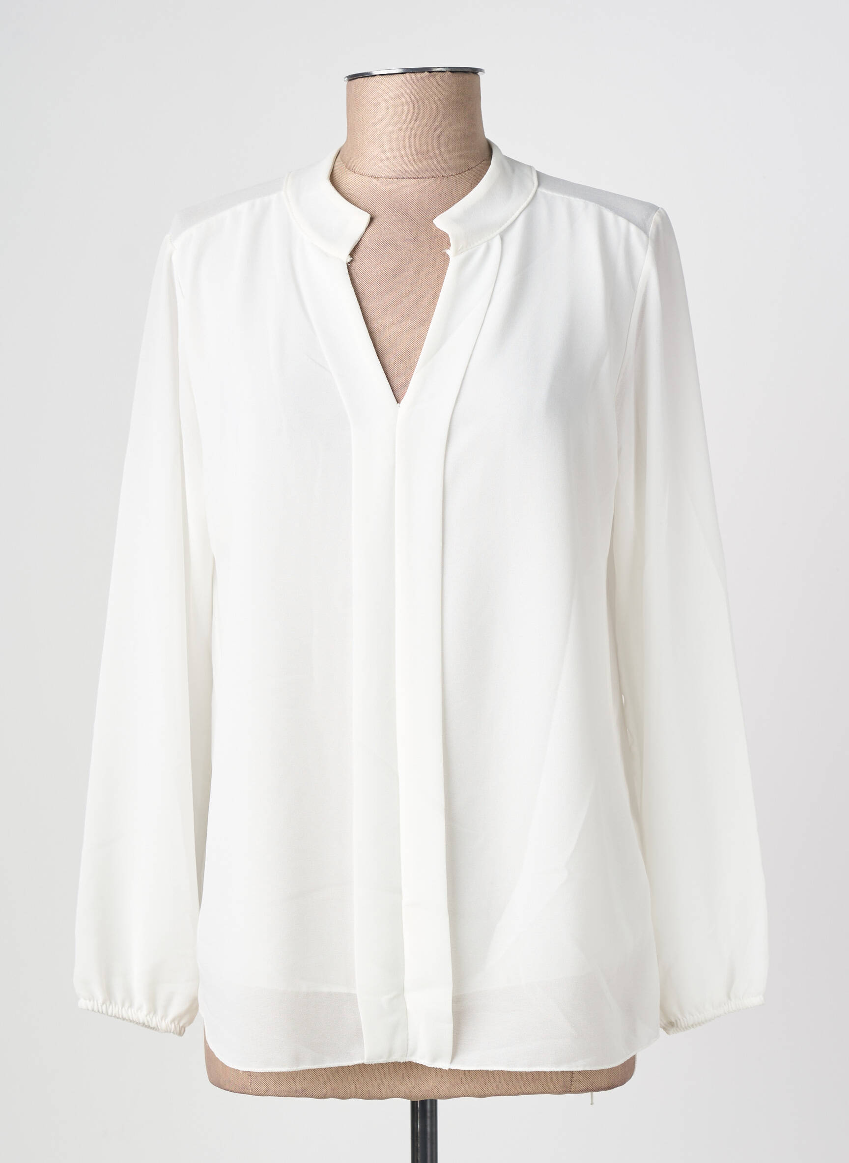 Blouse manches longues manches longues blanc QUATTRO femme