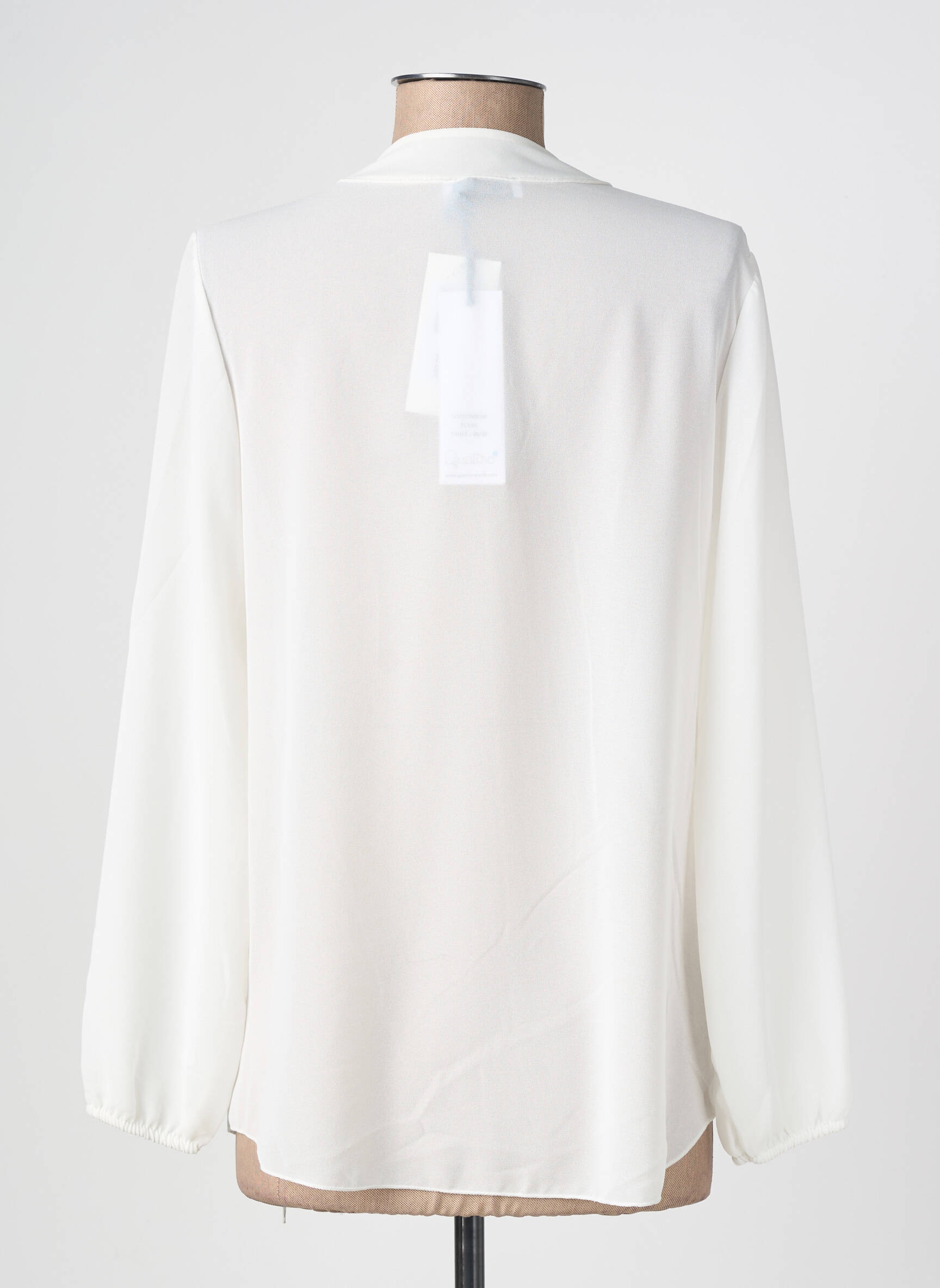 Blouse manches longues manches longues blanc QUATTRO femme