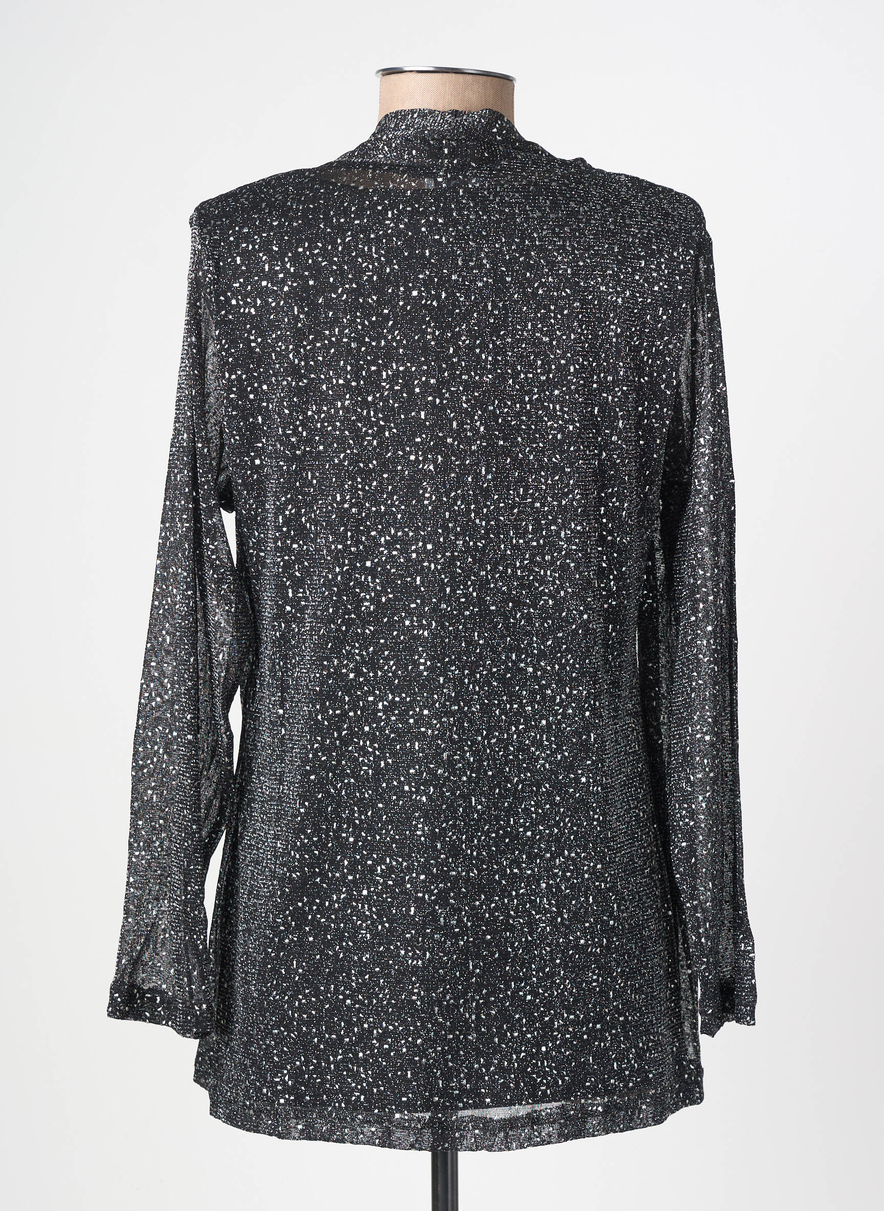 Twin-set coupe droite gris GUY DUBOUIS femme