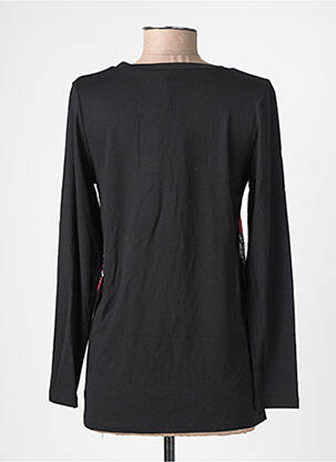 Top stretch manches longues noir IMPULSION femme
