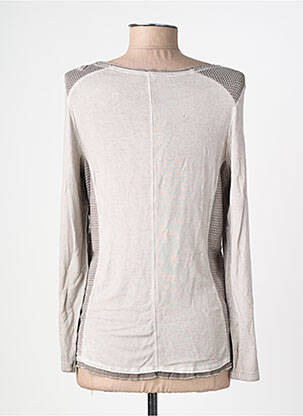 Top stretch manches longues gris MERI & ESCA femme