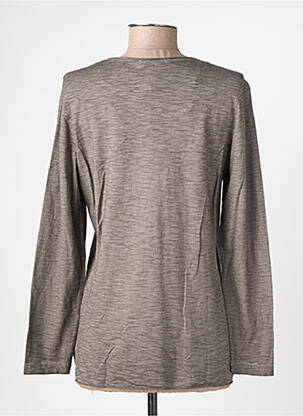Top stretch manches longues gris MERI & ESCA femme