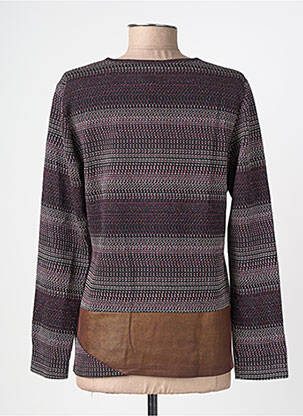 Top manches longues manches longues marron FRANCE RIVOIRE femme