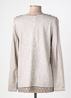 Top manches longues manches longues gris GUY DUBOUIS femme