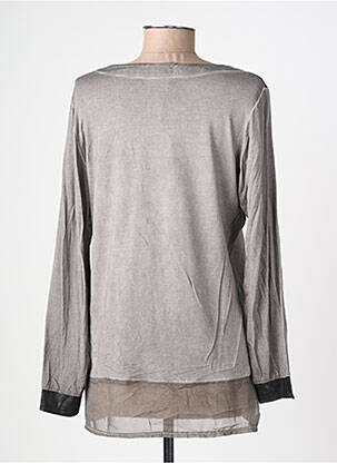 Tunique manches longues col v gris MERI & ESCA femme
