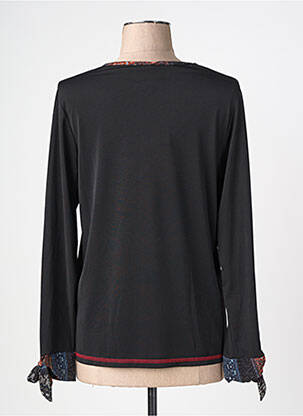 Top manches longues manches longues noir GRIFFON femme