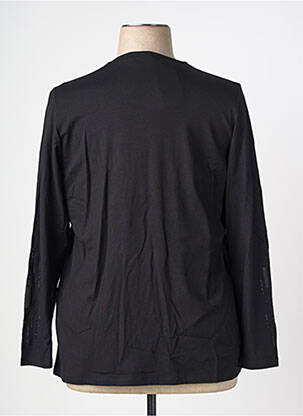 Veste casual col rond noir GRIFFON femme