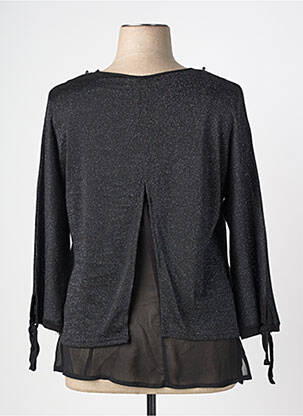 Top stretch manches longues noir GUY DUBOUIS femme