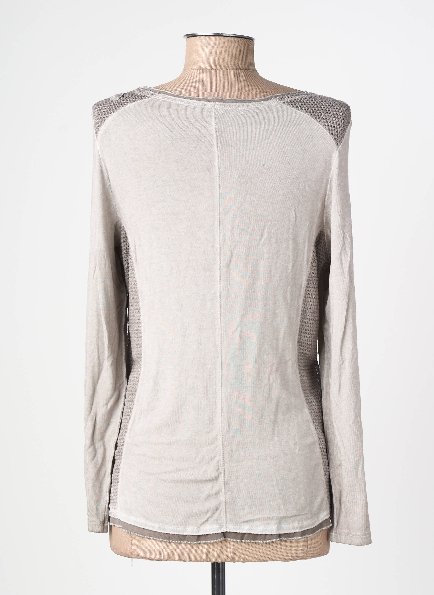 Top manches longues manches longues gris MERI & ESCA femme
