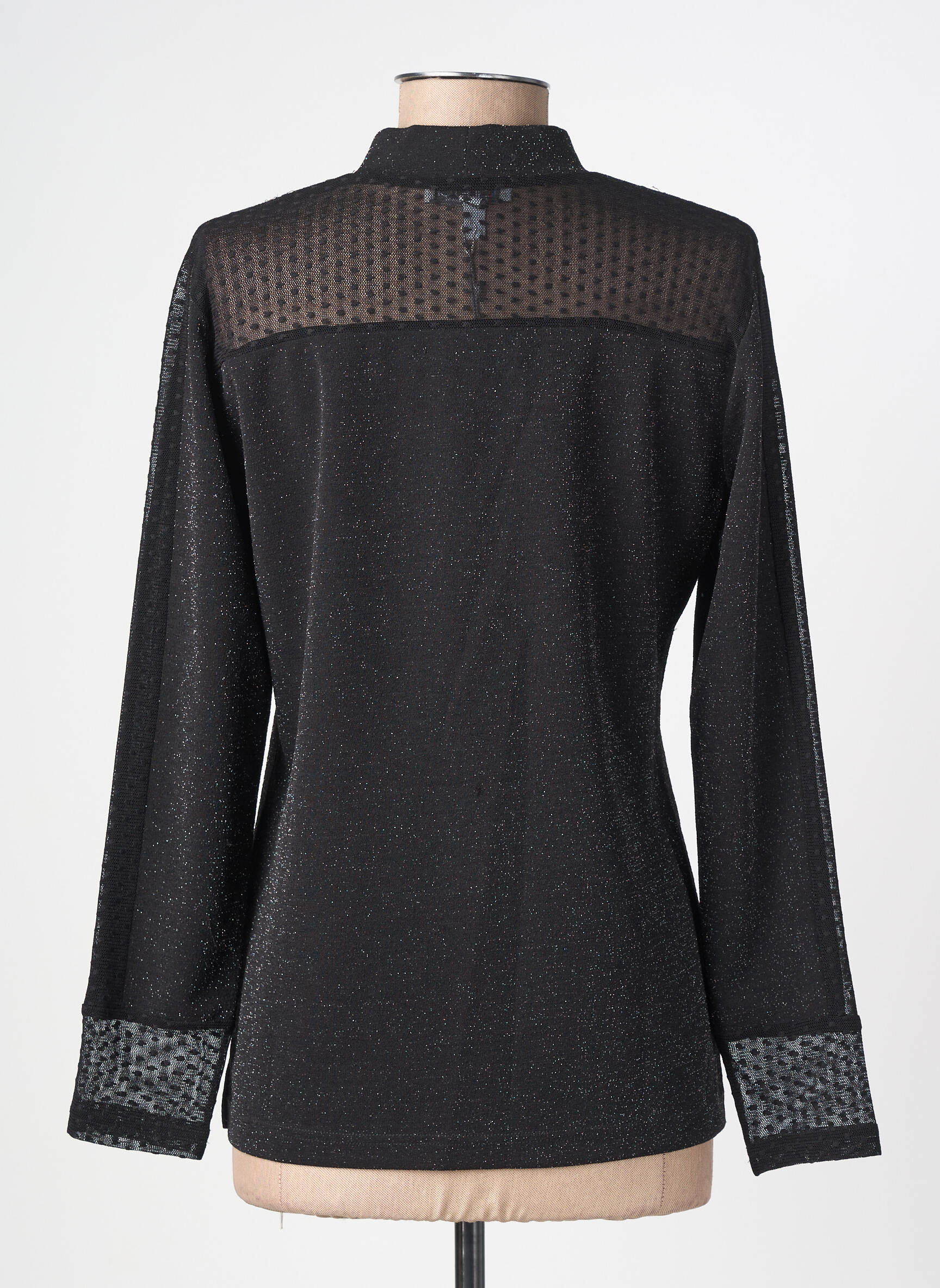 Top stretch manches longues noir MERI & ESCA femme