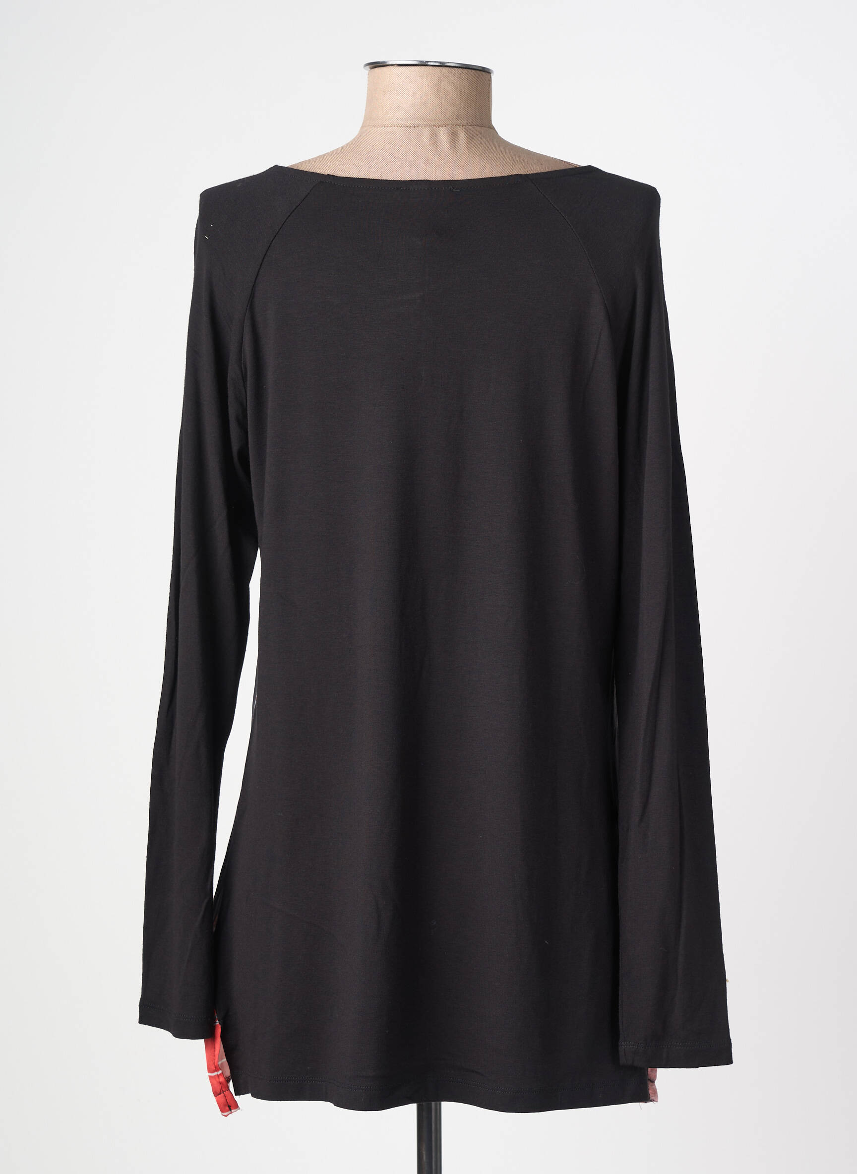 Top manches longues manches longues noir GUY DUBOUIS femme