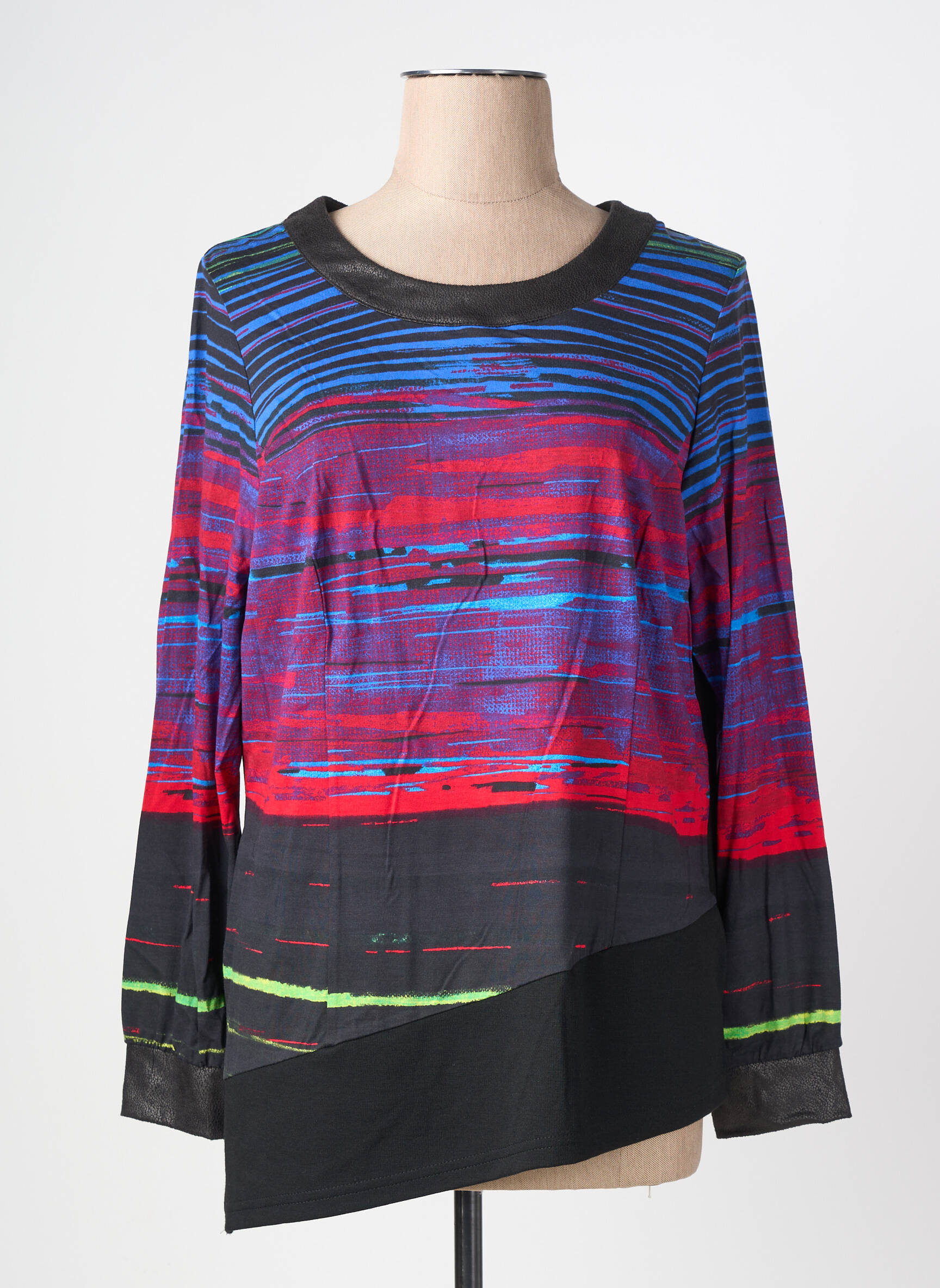 Top manches longues manches longues noir MERI & ESCA femme