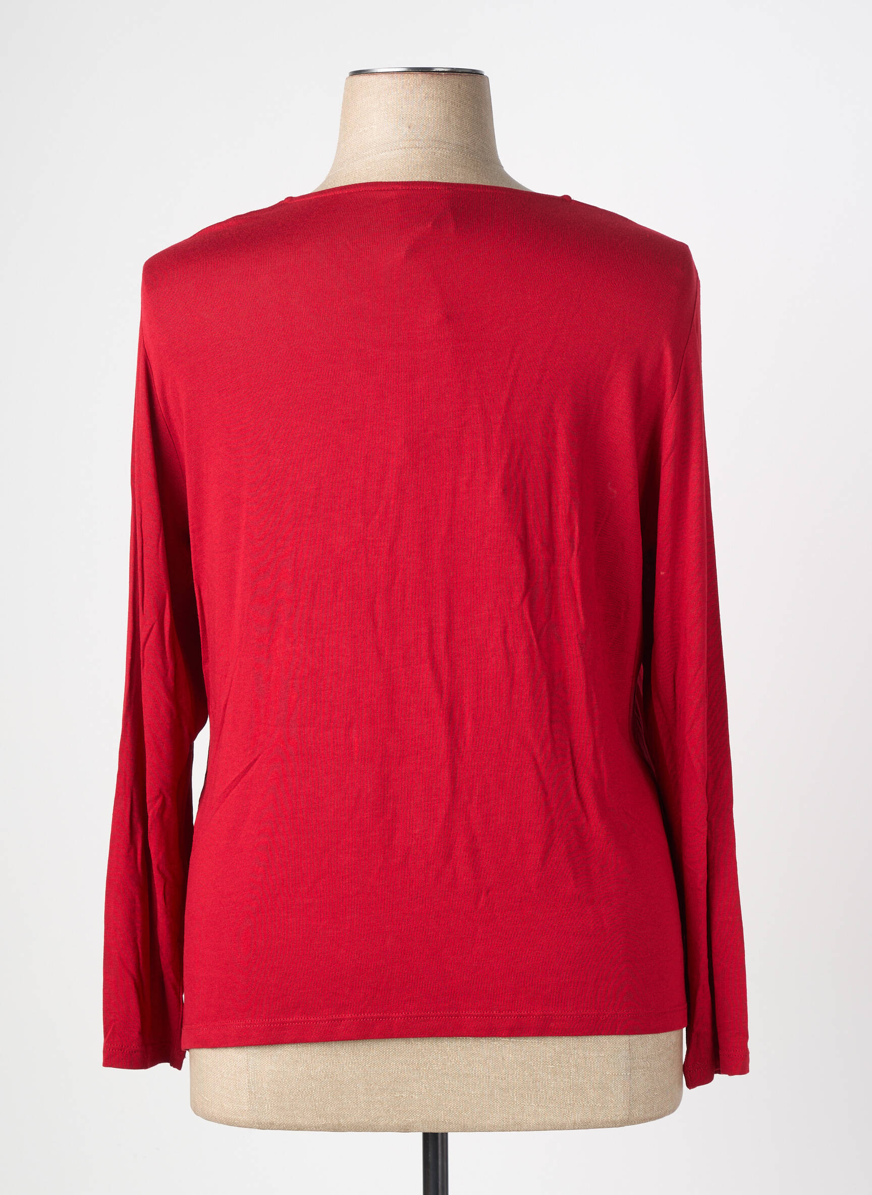 Top manches longues manches longues rouge IMPULSION femme