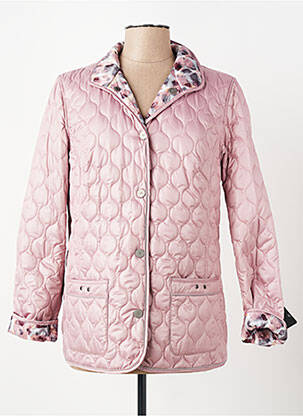 Doudoune manches longues sans capuche rose BARBARA LEBEK femme