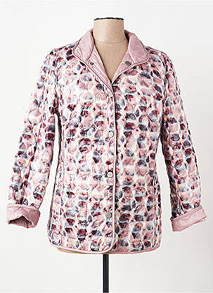 Doudoune manches longues sans capuche rose BARBARA LEBEK femme
