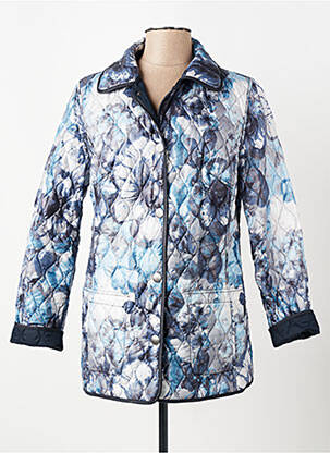 Doudoune manches longues sans capuche bleu BARBARA LEBEK femme