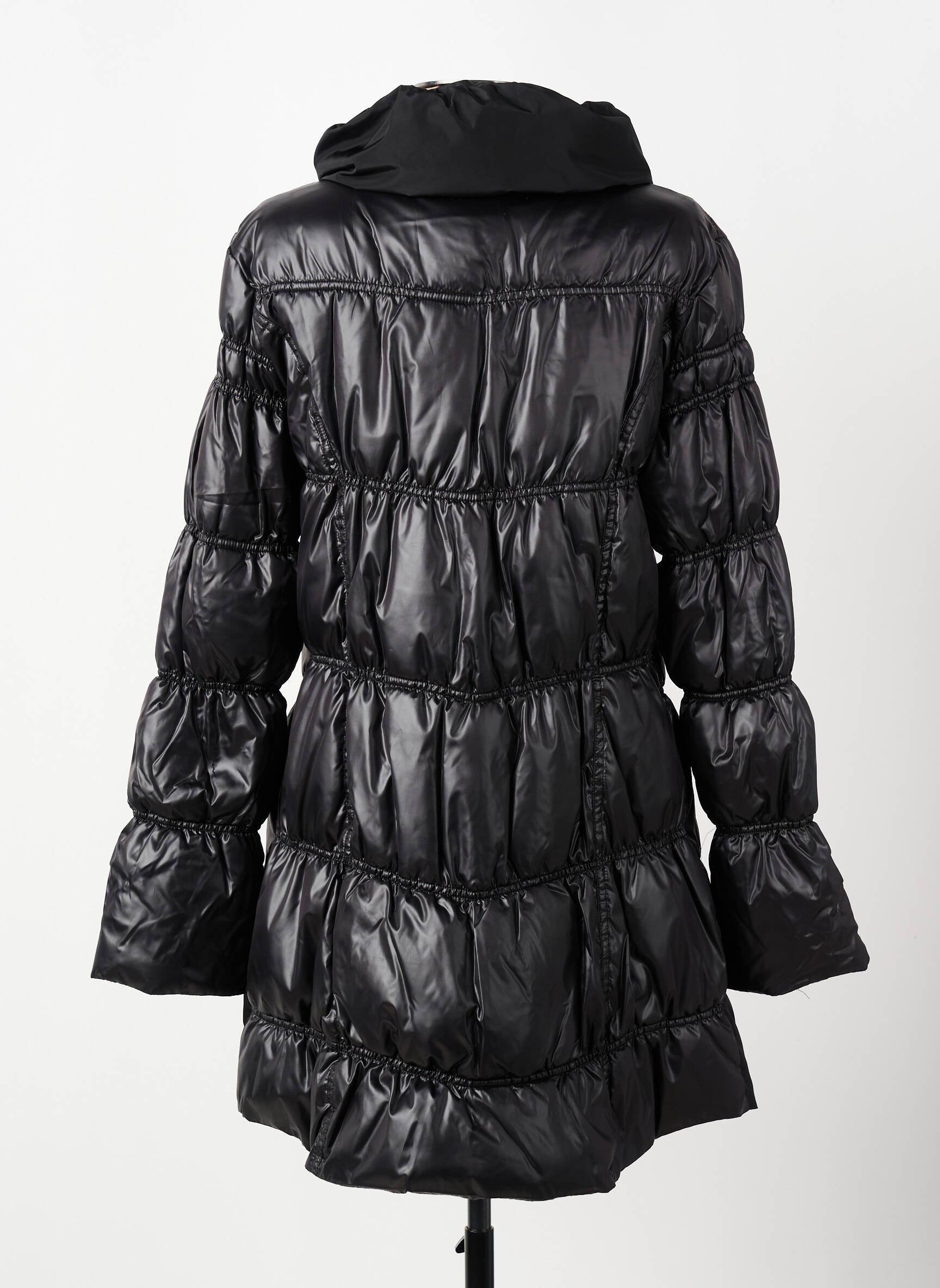 Doudoune manches longues sans capuche noir C.MISSARO femme