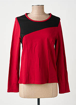 T-shirt manches longues manches longues rouge GUY DUBOUIS femme