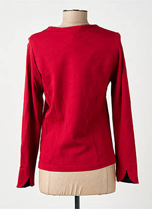 T-shirt manches longues manches longues rouge GUY DUBOUIS femme