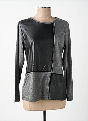 T-shirt manches longues manches longues gris GUY DUBOUIS femme