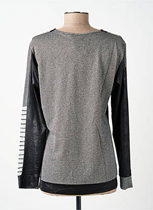 T-shirt manches longues manches longues gris FRANCE RIVOIRE femme