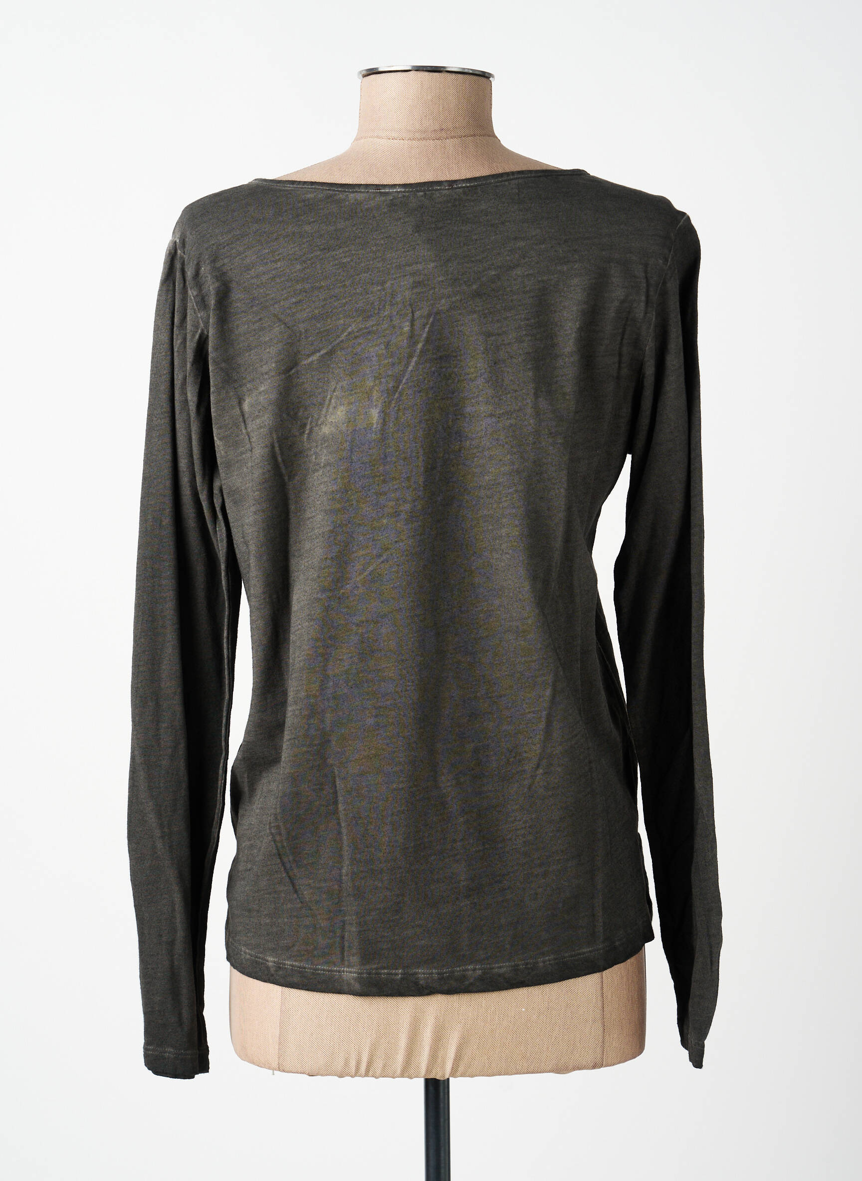 T-shirt manches longues manches longues gris MERI & ESCA femme