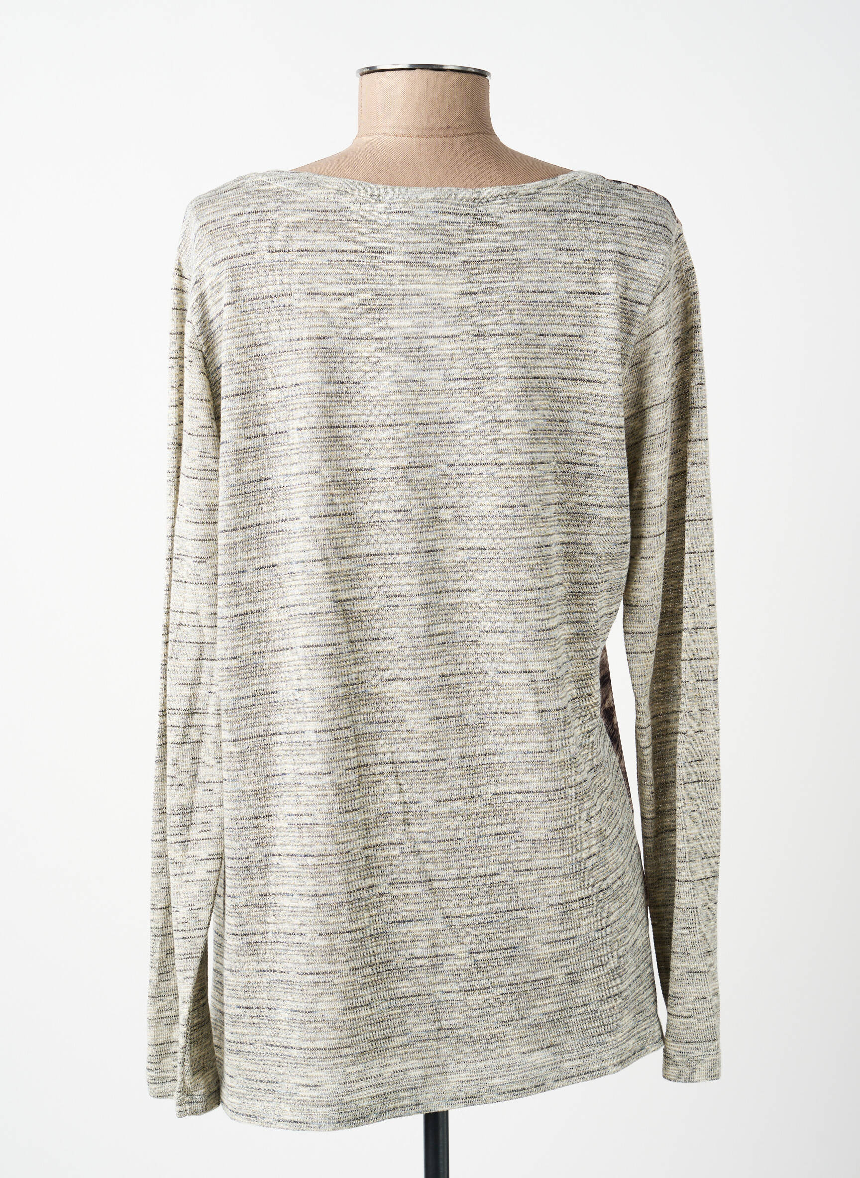 T-shirt manches longues manches longues gris MERI & ESCA femme