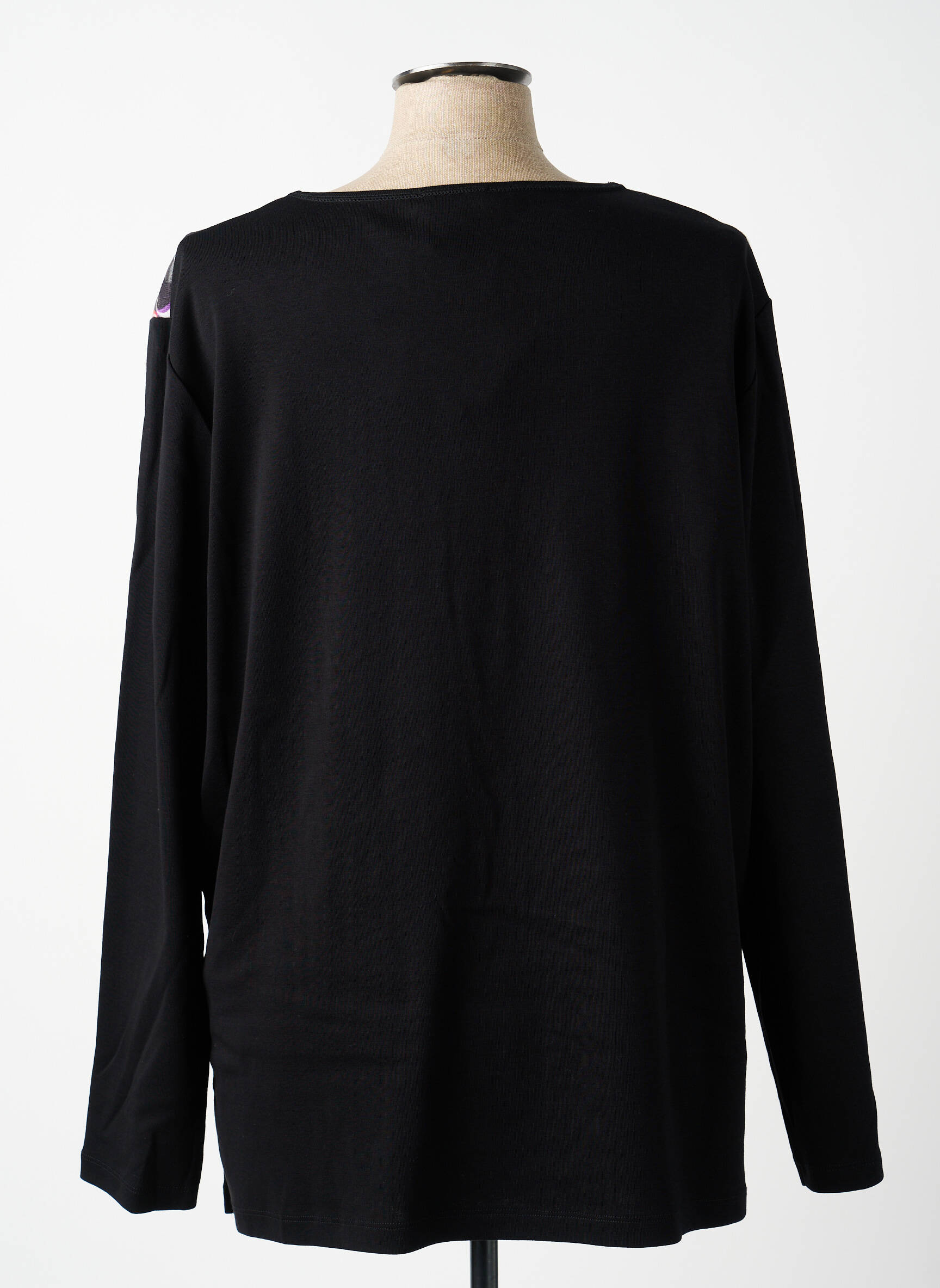 T-shirt manches longues manches longues noir BAGORAZ femme