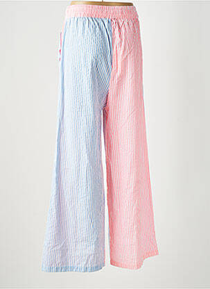 Pantalon large tissage popeline taille normale rose GOLD&SILVER PARIS femme