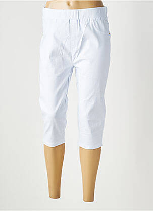 Corsaire stretch taille normale blanc CHRISTY femme