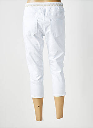 Pantacourt taille haute taille haute blanc MAISON ONADO femme