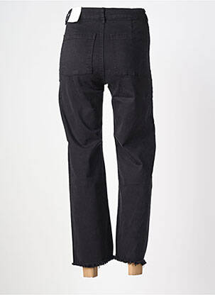 Jeans coupe droite stretch taille normale noir MAISON ONADO femme