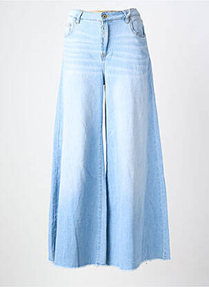 Jeans coupe large stretch taille normale bleu S.WOMAN femme