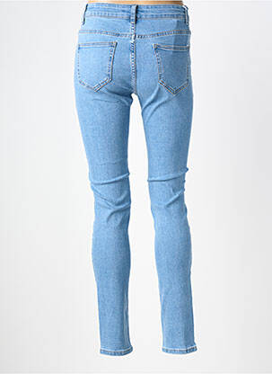 Jeans coupe slim stretch taille normale bleu B.S JEANS femme