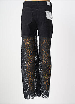 Jeans coupe slim stretch taille normale noir B.S JEANS femme
