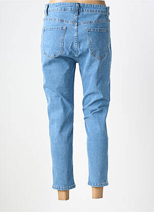 Jeans coupe slim stretch taille normale bleu B.S JEANS femme