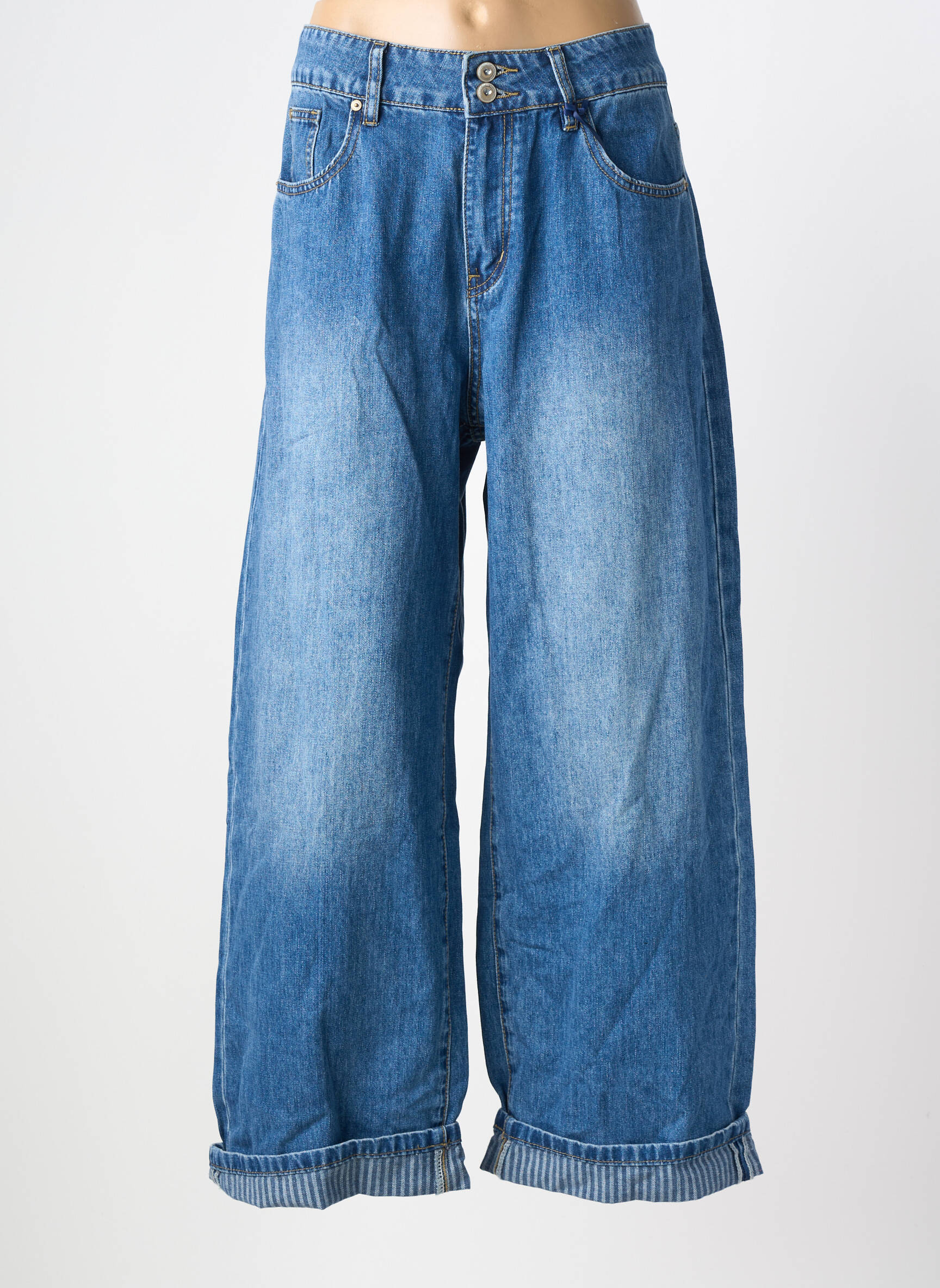Jeans coupe large taille normale taille normale bleu DENIM DAYS femme